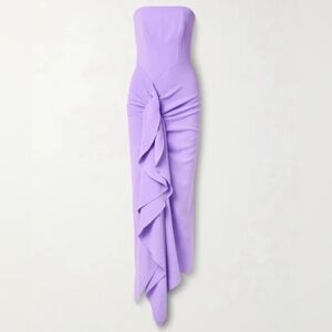 Solace London Lilac Strapless Dress